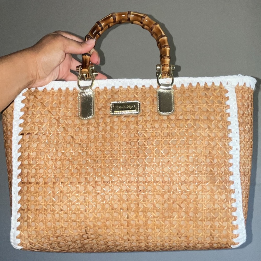 Lilly Pulitzer Greydon Cane Tote